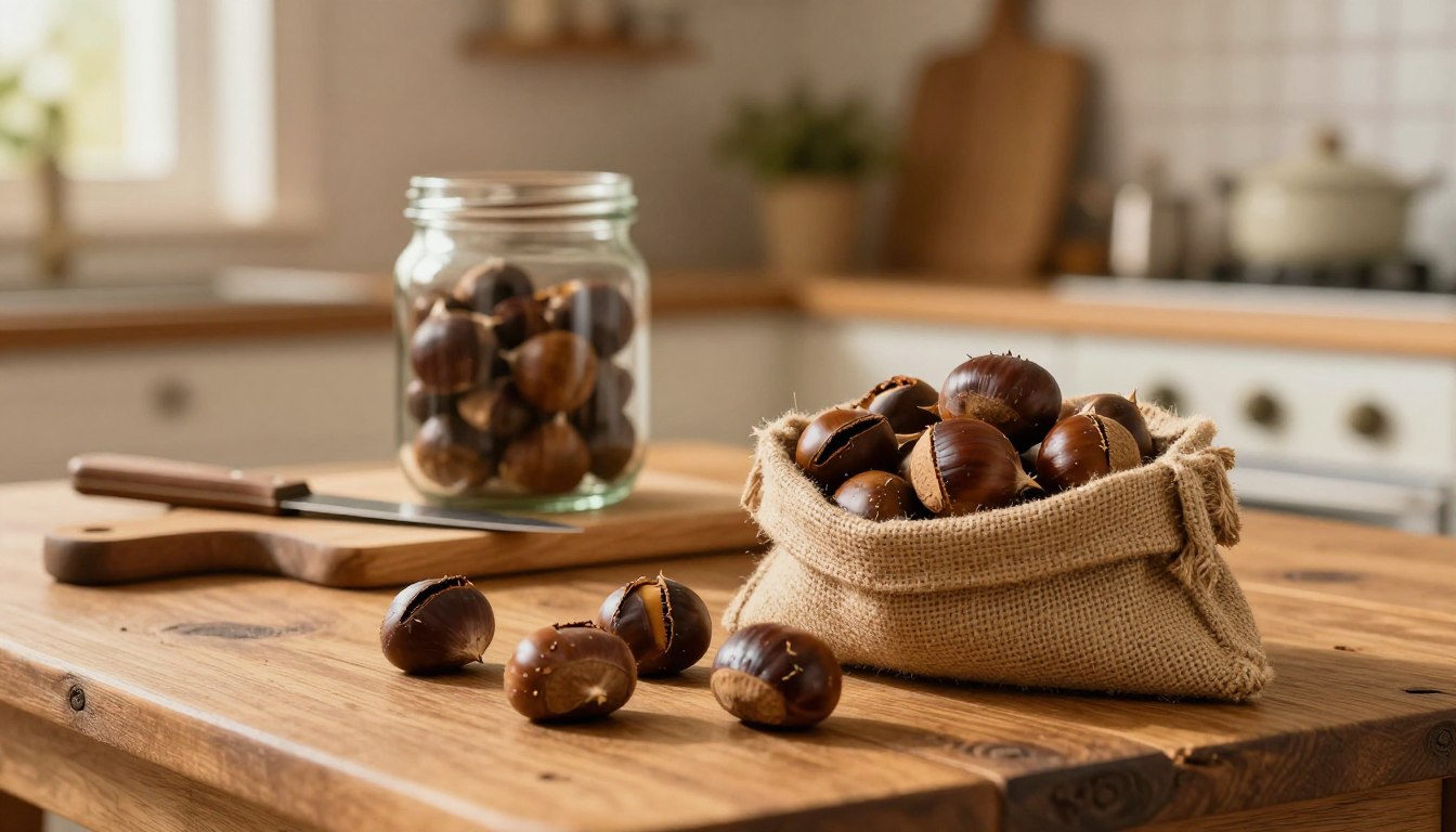 sült gesztenye tárolás